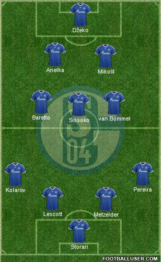 FC Schalke 04 Formation 2013