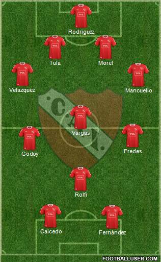 Independiente Formation 2013