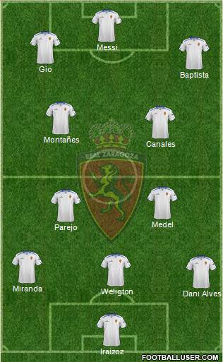 R. Zaragoza S.A.D. Formation 2013