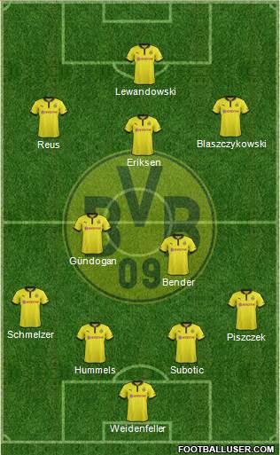Borussia Dortmund Formation 2013
