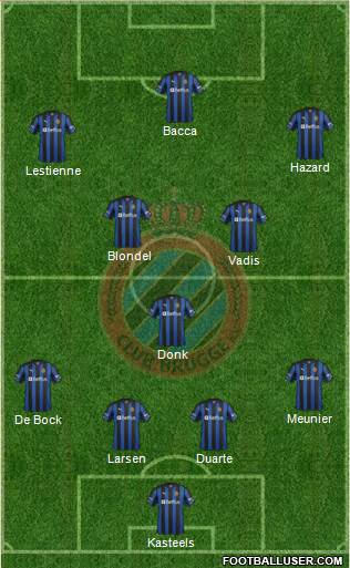 Club Brugge KV Formation 2013