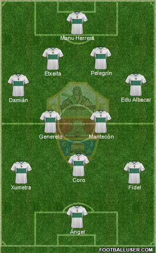 Elche C.F., S.A.D. Formation 2013