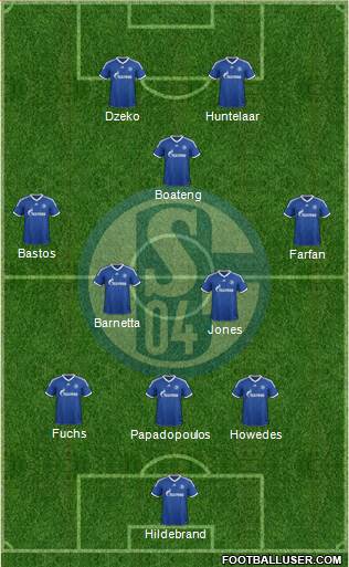 FC Schalke 04 Formation 2013