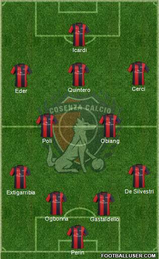 Cosenza 1914 Formation 2013