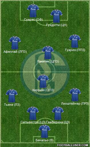 FC Schalke 04 Formation 2013