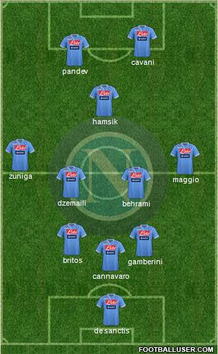 Napoli Formation 2013