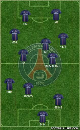 Paris Saint-Germain Formation 2013