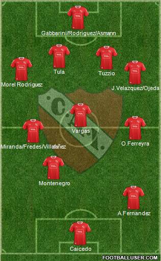 Independiente Formation 2013
