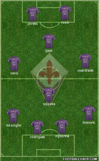 Fiorentina Formation 2013