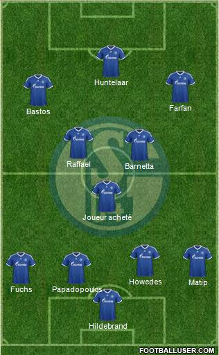 FC Schalke 04 Formation 2013