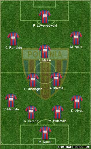Polonia Bytom Formation 2013
