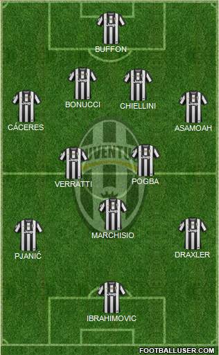 Juventus Formation 2013