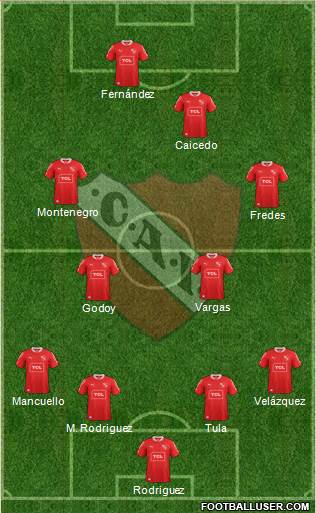 Independiente Formation 2013
