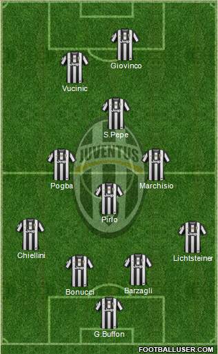 Juventus Formation 2013