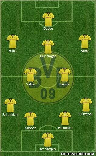 Borussia Dortmund Formation 2013