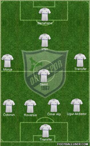 Orduspor Formation 2013