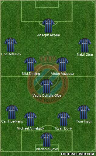 Club Brugge KV Formation 2013