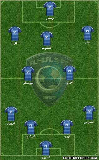 Al-Hilal (KSA) Formation 2013