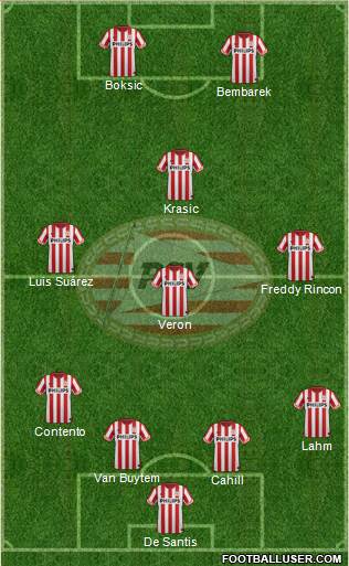 PSV Formation 2013