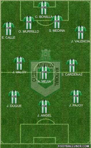 CDC Atlético Nacional Formation 2013