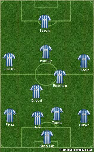 Brighton and Hove Albion Formation 2013