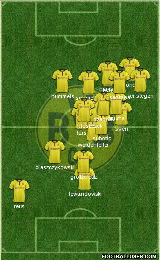 Borussia Dortmund Formation 2013