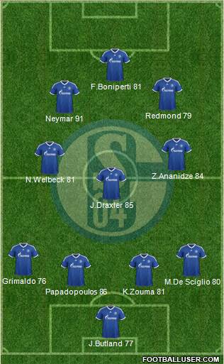 FC Schalke 04 Formation 2013