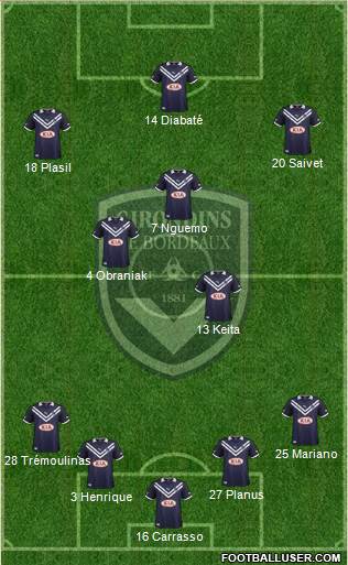 FC Girondins de Bordeaux Formation 2013