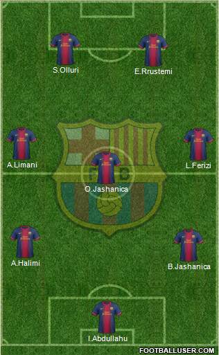 F.C. Barcelona Formation 2013