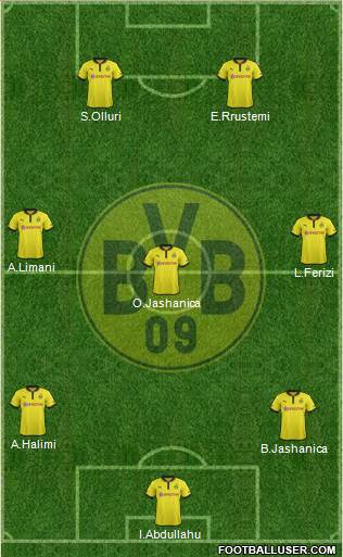 Borussia Dortmund Formation 2013