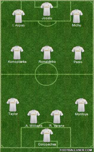 Swansea City Formation 2013