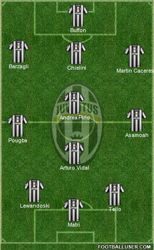 Juventus Formation 2013