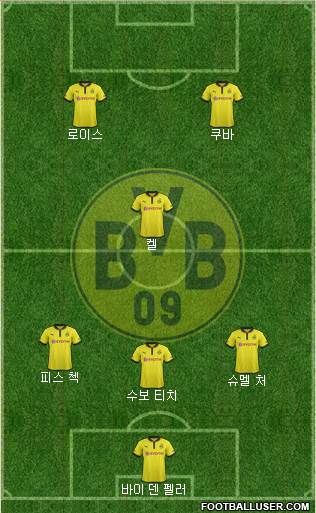 Borussia Dortmund Formation 2013