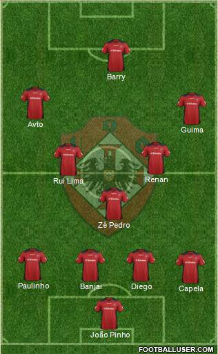 União Desportiva Oliveirense Formation 2013
