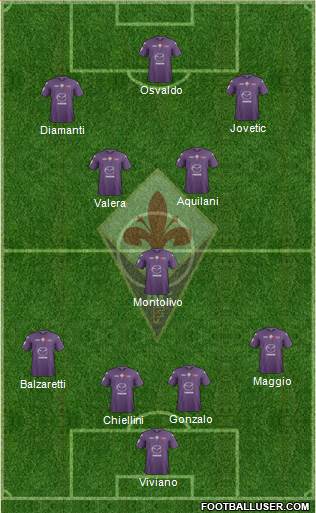 Fiorentina Formation 2013