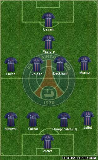 Paris Saint-Germain Formation 2013