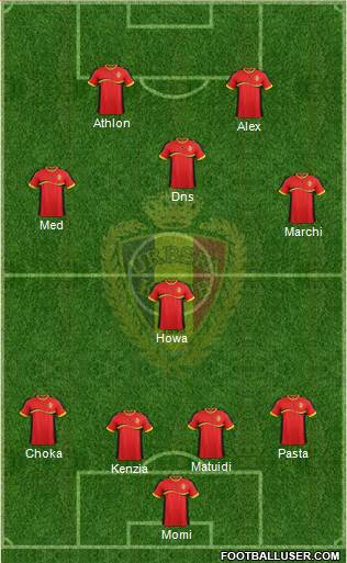 Belgium Formation 2013