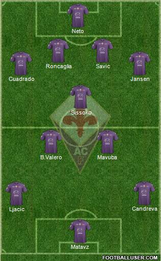 Fiorentina Formation 2013