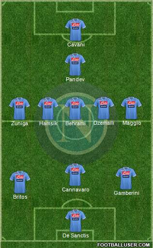Napoli Formation 2013