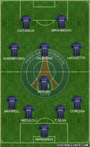 Paris Saint-Germain Formation 2013