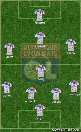Olympique Lyonnais Formation 2013