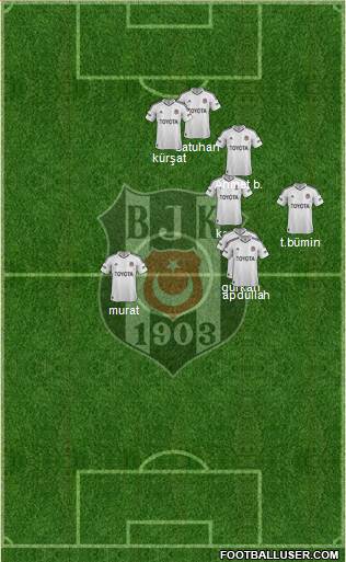 Besiktas JK Formation 2013