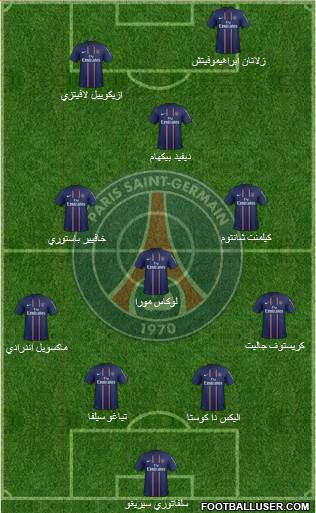 Paris Saint-Germain Formation 2013