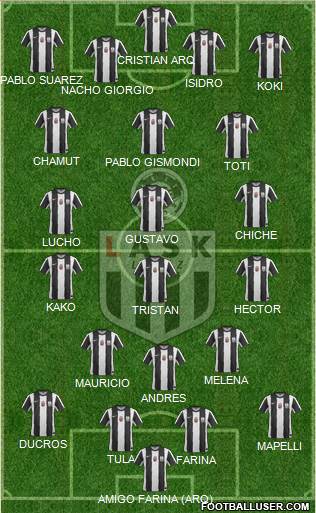 LASK Linz football formation