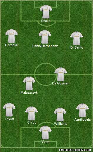 Swansea City Formation 2013