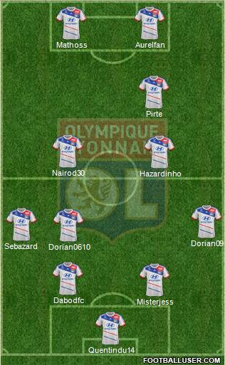 Olympique Lyonnais Formation 2013