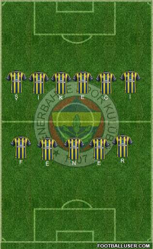Fenerbahçe SK Formation 2013