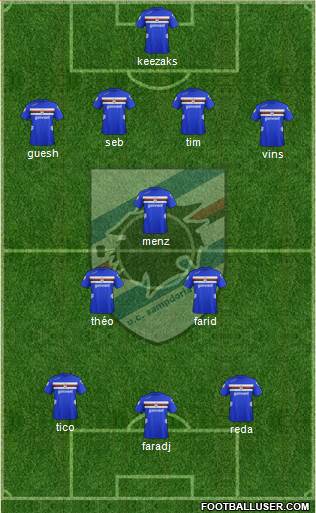 Sampdoria Formation 2013