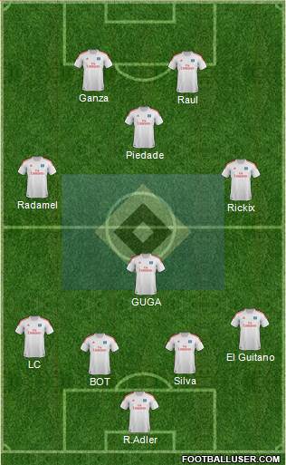 Hamburger SV Formation 2013