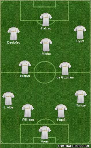 Swansea City Formation 2013